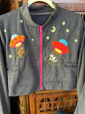 UFO Crop Bomber Glow in the Dark